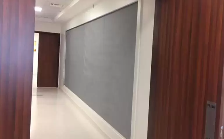 Fire-rated sliding doors for industrial use 
