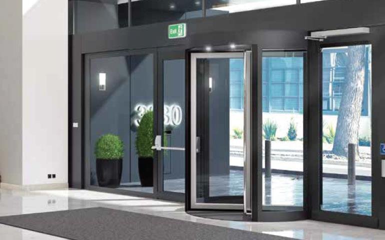 swing glass Doors