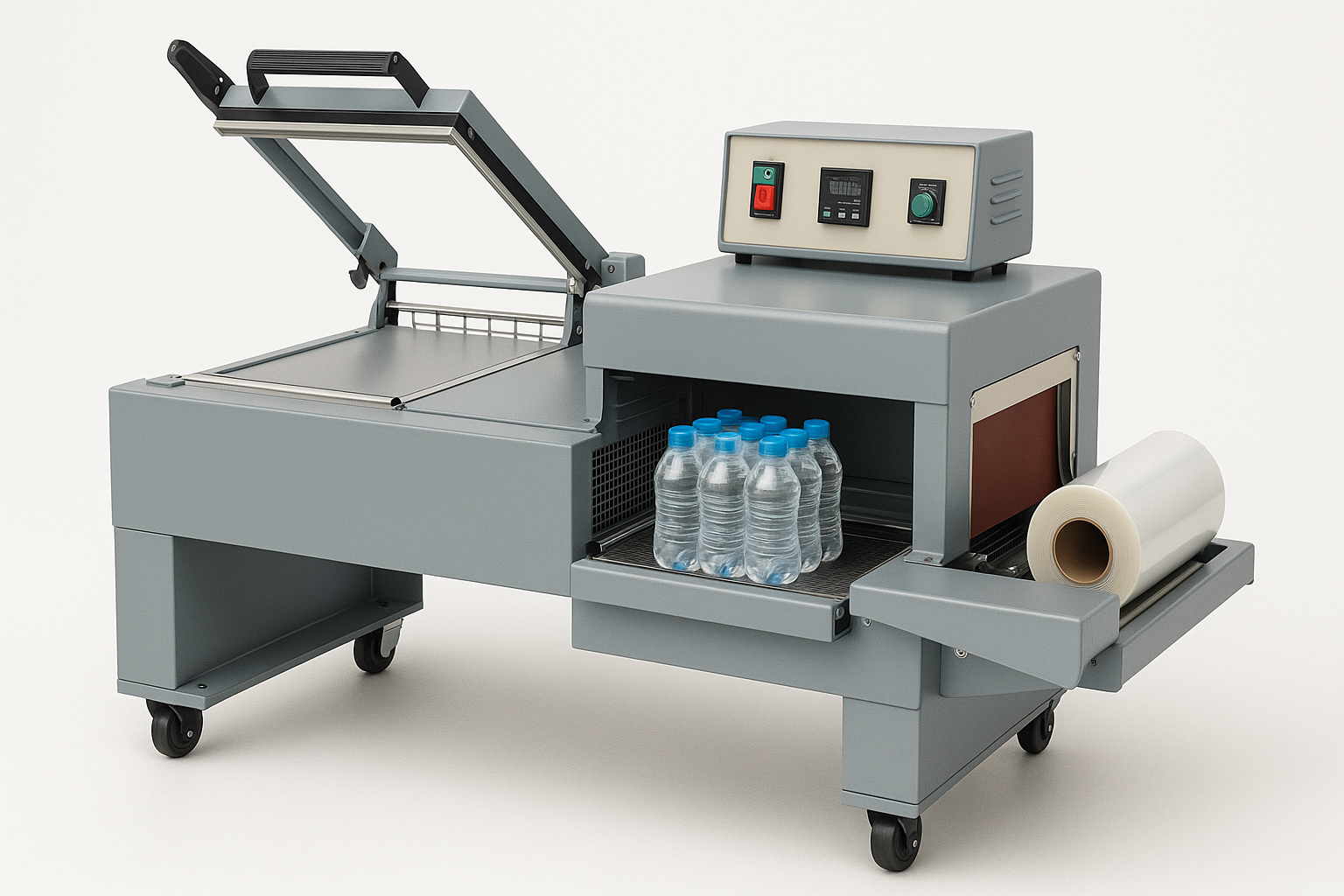 automatic shrink wrap machine wrapping products for secure packaging