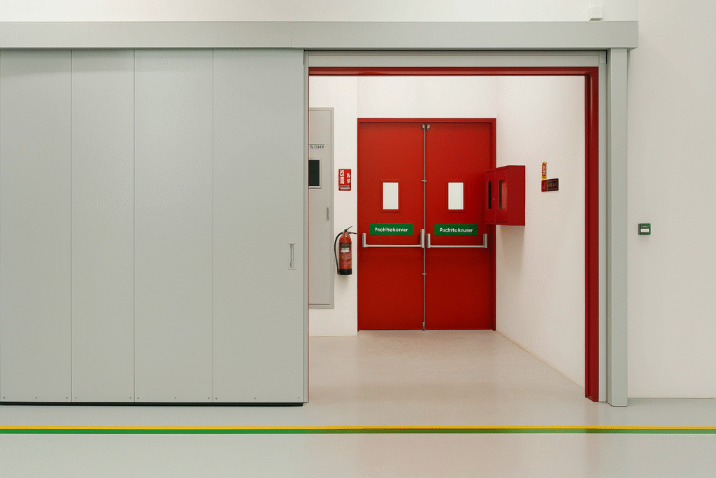 Industrial Fire Rated Sliding Doors