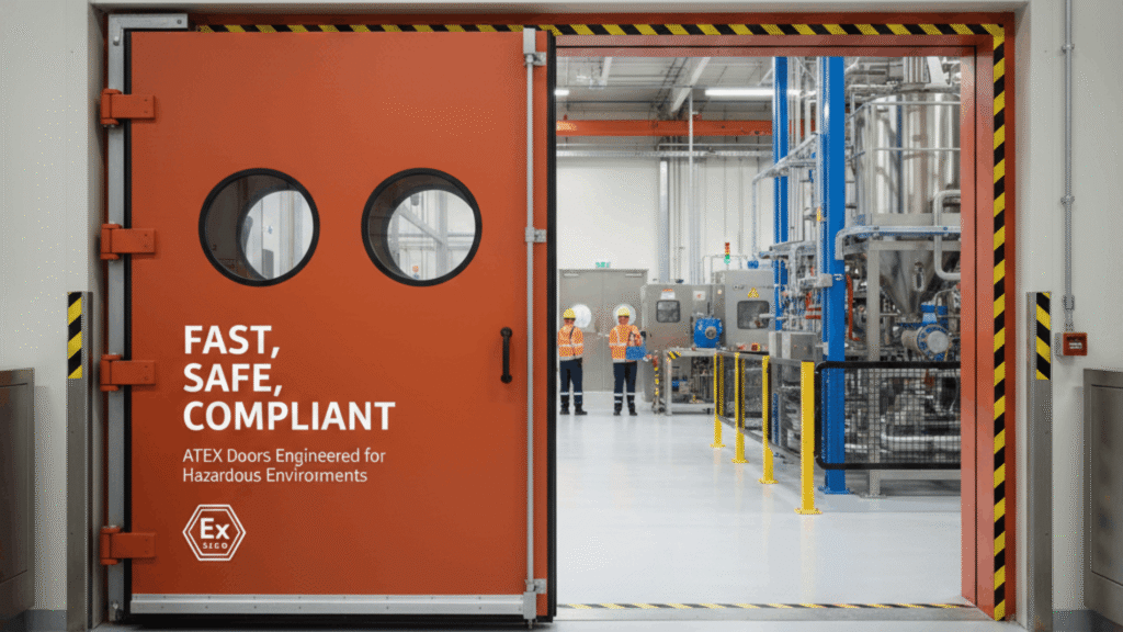 ATEX certified high speed door