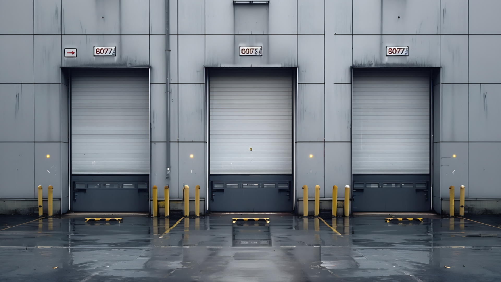 Industrial Efficiency with Motorized High Speed Doors