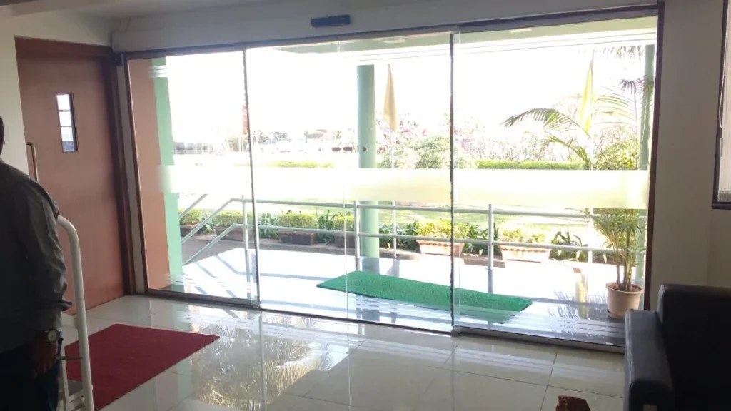 Sliding glass doors